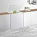 KEG 5.0 cu ft Top Chest Freezer with Adjustable Thermostat and Removable Storage Basket, Freezing Machine for Home and Kitchen