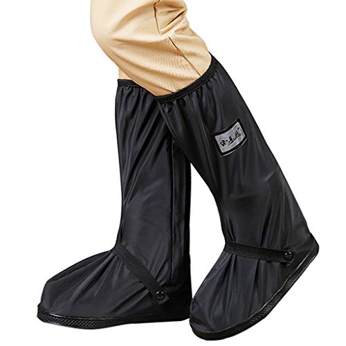 Zilee Surchaussures Imperméable Protege Chaussure Pluie - Couvre Chaussures Femme Homme Bottes Pluie Lavable PVC Réutilisables Surchaussures Équipement de Protection Extérieur Etanche