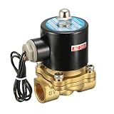 uxcell 2W-160-15 1/2inch Two Way Air Water Oil Gas Solenoid Valve AC 24V