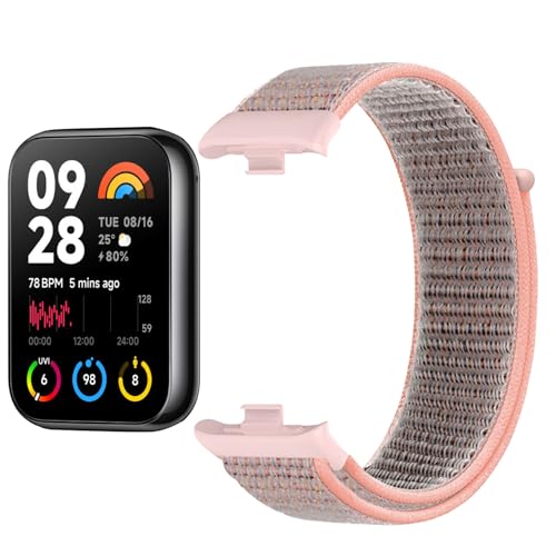 [LuFiYa] �i�C���� ���v�o���h(�V���I�~) Xiaomi Redmi Watch 6 / Redmi Watch 5 / 4 �Ή� �X�|�[�c �����x���g �i�C���� �X�g���b�v ���v�x���g �����o���h Xiaomi Smart Band 9 Pro/