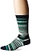 Stance Men's Guadalupe Tribal Stripe Pattern Arch Support Classic Crew Sock, Tan, L