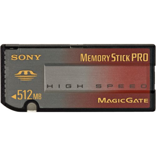 Sony MSX-512N 512 MB High Speed Memory Stick PRO Media (Retail Package)