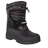 TRESPASS Dodo-Unisex Youths Snow Boot Schneestiefel, Schwarz X, 37 EU
