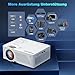Imagen de proyector 4K compatible con Nativ 1080P 19000L WiFi 6 Bluetooth 5