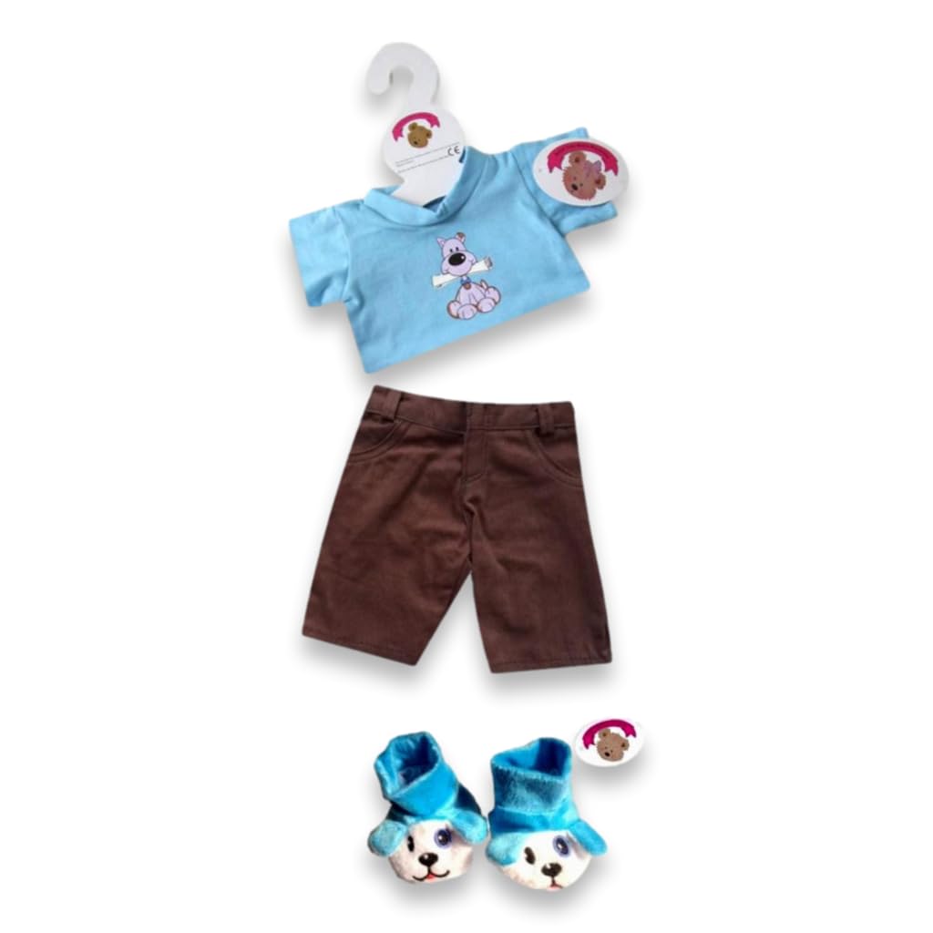 Teddy Bear Clothes Dog Outfit fits Most 38-40cm Build a Bear by Build your Bears Wardrobe (blue)
