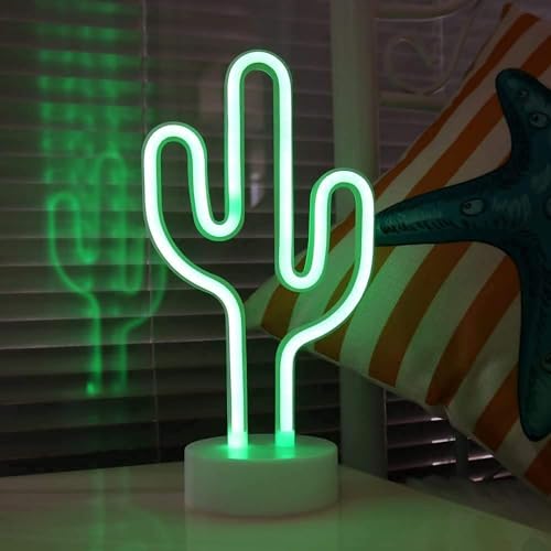 Lámpara de mesa de noche neón con luz LED USB miniatura 3