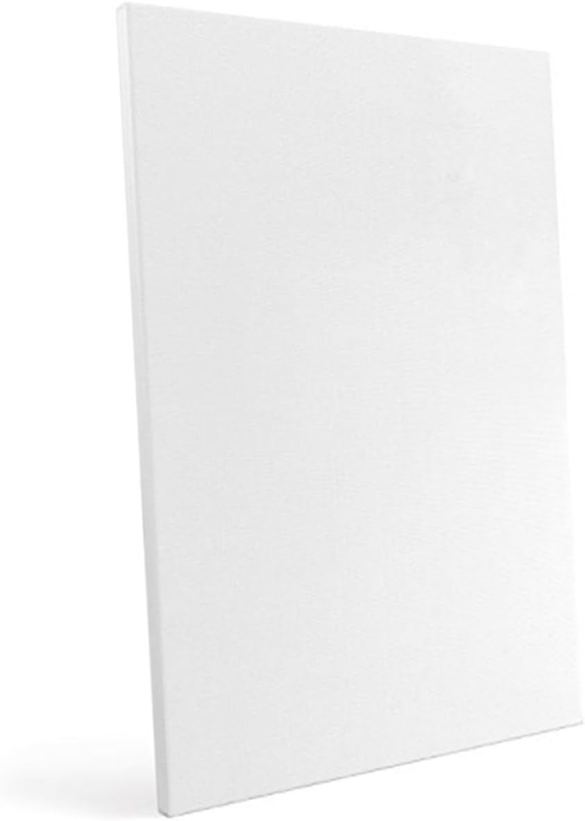 Gadpiparty 4pcs Artist Canvas Panel White Art Painting Boards for Oils Acrylics Tempera Durable Non Acidic for Students and Professionals