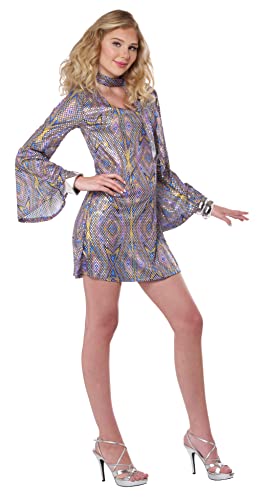 Disco Sensation Dress Costume Small Multi #TOP1