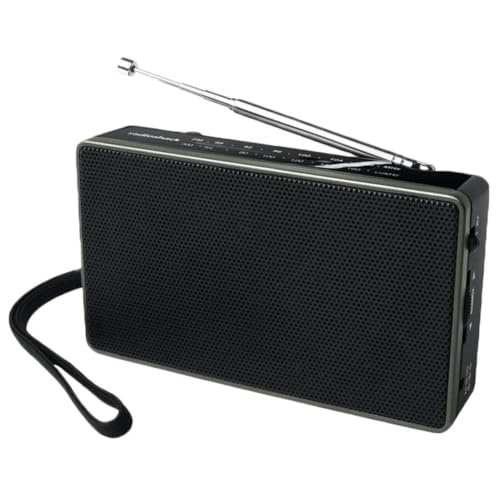 RadioShack Square AM/FM Radio with DC Power and Battery Operation &ndash; 1202254