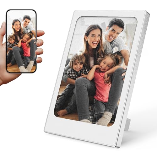 LUCYLANKER E-Ink Mini Digital Picture Frame, 4.0