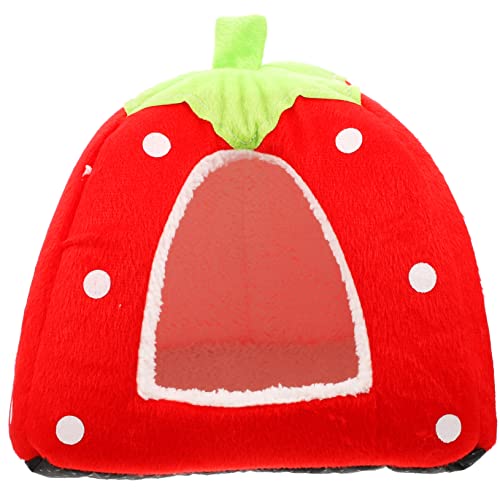 INOOMP テント のおもちゃ わらの寝具 もの バニーケージ モルモット バニーケーブベッド ドールハウス ウサギ用フリースベッド 干し草 犬用ベッド うさぎ用冷却マット 屋内ケージ 布