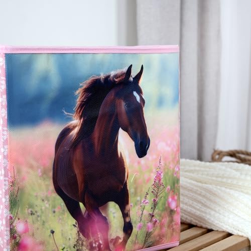 Herding Young Collection Aufbewahrungsbox, Pferd, 30 x 30 x 30 cm, Faltbare Box, Mehrfarbig