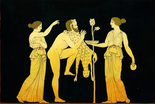 Affiches et gravures Tischbein de Dionysos impression sur toile de peinture moderne 60x90