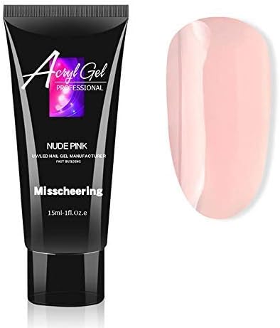 Longay 15ml Nail Extending Gel Lacquer Crystal Jelly UV Builder Gel for Nail Extension (A)