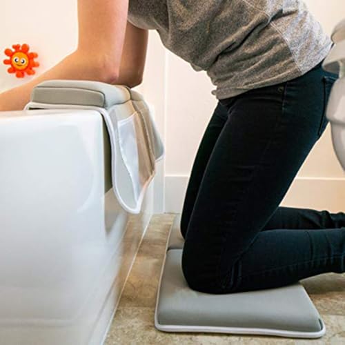 Alfombra antideslizante para baño Levemolo con cojín plegable de neopreno y ventosas para ducha 4