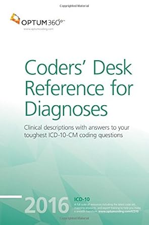 Buy Coders Desk Reference for Diagnoses ICD-10-CM 2016 Book Online at ...