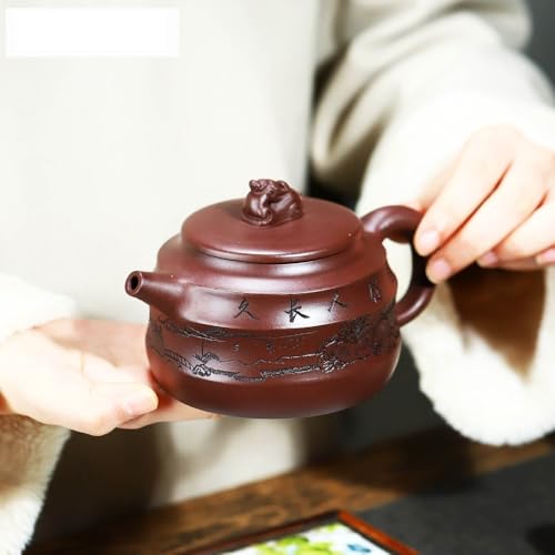 Tetera de cerámica retro estilo japonés y cafetera de arcilla 3