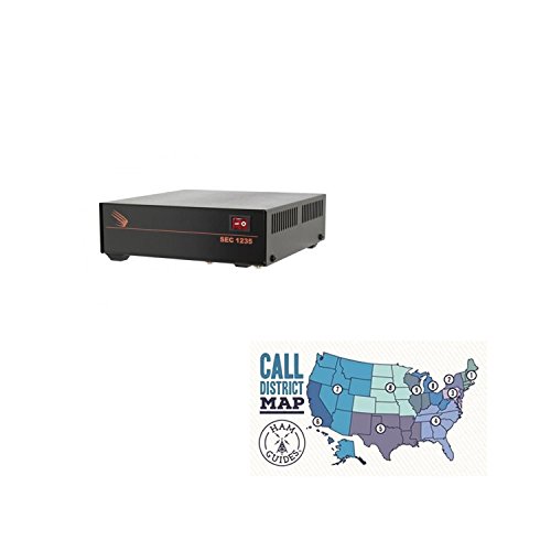 Samlex Samlex 30A Switching Power Supply and Ham Guides TM Pocket Reference Card Bundle