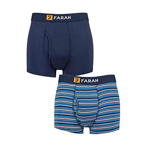 Farah Men's Bamboo Keyhole Trunks Pack of 2 Cover
