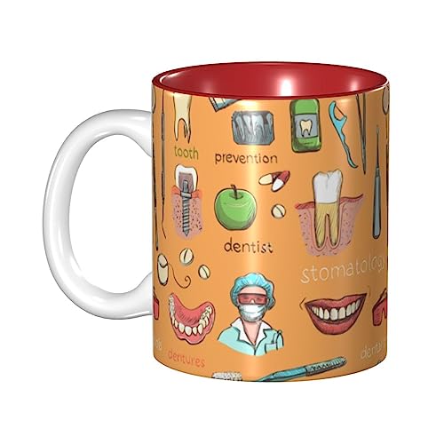 }OJbv f^PA e  Red Coffee Mug Ceramics 330ml Mtg LO 蕨 av[g