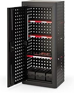 Hornady Ammo Cabinet, Black - Secure & Organize Ammo Cans, Cartons, Reloading Tools, & Valuables - Square-Lok Walls for Increased Air Flow -Modular Design for Space Saving Storage, 18 x 12 x 40 Inches
