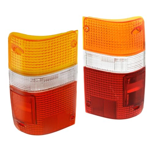 Compatible With Toyota Pickup 2/4WD 1989-1995 Tail Light Lens Pair Driver and Passenger Side TO2808101, TO2809101 | 81561-89166