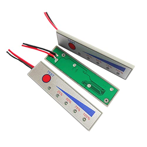 5 pezzi Indicatore della capacità della batteria