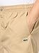 Lacoste Men's Relaxed Fit Cotton Poplin Elasticated Shorts, Light Brown, Large