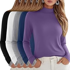 Black, Light Heather Gray, White, Haze Blue, Violet