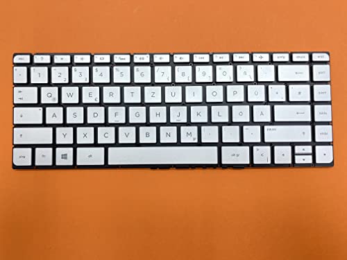 THT Protek DEUTSCHE-Tastatur Keyboard kompatibel für HP Spectre x360 15-ap001nf Cover