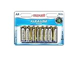 Maxell 723466 Ready-to-go Long Lasting and Reliable Alkaline Battery AA Cell 16-Pack with High Compatibility