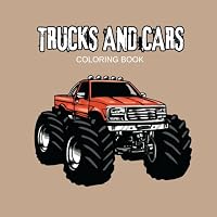 Boys Trucks and Cars Coloring Book