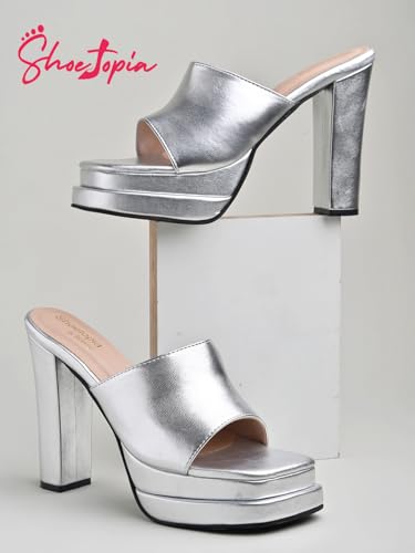 Image of Shoetopia Womens Hippo 1 Heeled Sandal