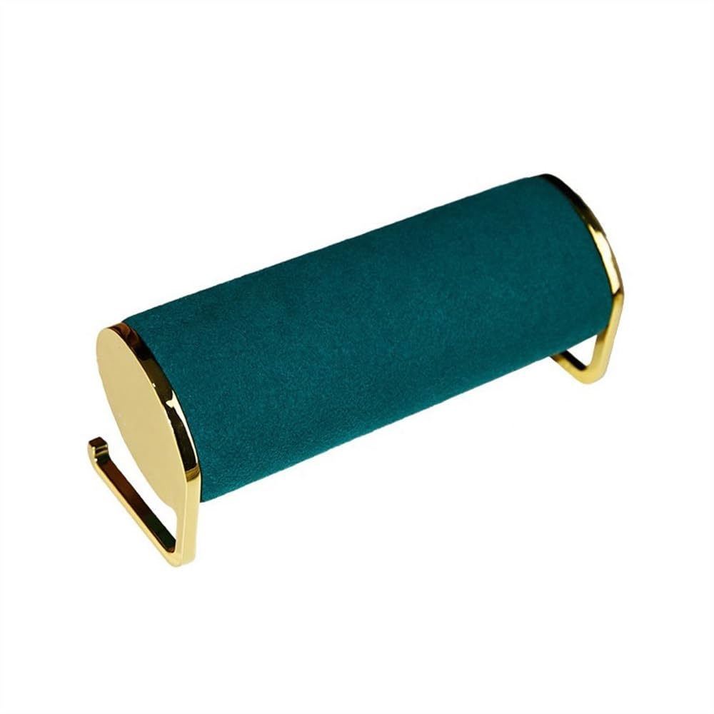 Zeng25liangOu-12 jewellery stand High-grade Counter Velvet Window with Jewelry Display Props Watch Bracelet Bracelet Jewelry Storage Racks for Display and Storage(Green)