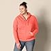 Amazon Essentials Women's Fleece Full-Zip Hoodie (Available in Plus Size), Coral Pink, X-Small