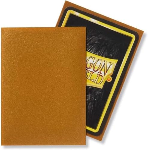 Image of Dragon Shield Matte Gold Standard Size 100 ct Card Sleeves Individual Pack