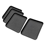 Plastique et entretien facile : fabriqué à partir de matériaux robustes et faciles à nettoyer, offrant une option en plastique et nécessitant peu d'entretien, plateau à bottes pour la maison, plateau pour chaussures d'entrée intérieure