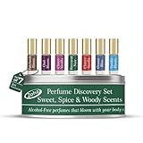 Zoha Perfume Discovery Set - Sweet, Spice & Woody Perfumes, Set of seven perfumes to select your favorite and explore fragrance layering options