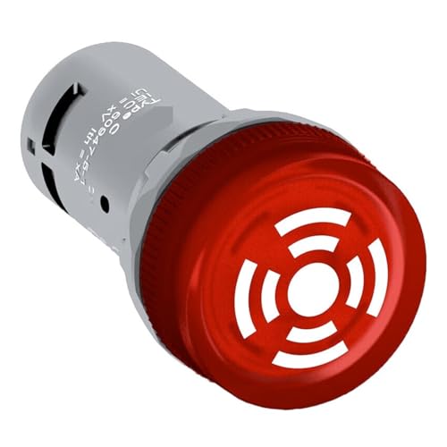 Avertisseur sonore CB1-613R rouge pour signalisation industrielle