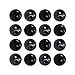 Bettomshin 30Pcs Thermoset Ball Knob M8 Female Thread Bakelite Handle 30mm/1.18