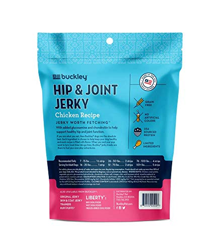 Buckley Purposeful Wholesome Hip And Joint Canine Jerky Treats, Rooster, 5 Ounce(Packaging Might Fluctuate) Buckley Purposeful Wholesome Hip And Joint Canine Jerky Treats, Rooster, 5 Ounce(Packaging Might Fluctuate)