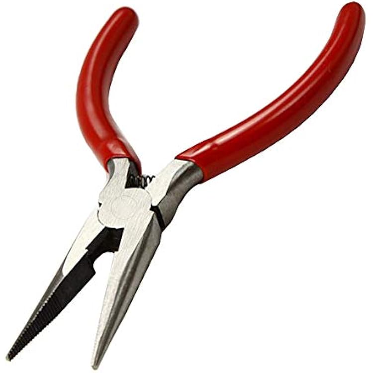 Dykes Needle Nose Pliers with Wire Cutter (5-Inch)