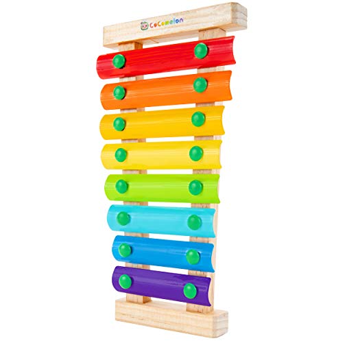 CoComelon First Act Musical Xylophone with 2 Mallets, Kids Music Toy, Develop Your Child's Hand-Eye Coordination, Fine Motor Skills, and Gross Motor Skills
