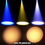 Leko profil reflektor COB LED 200 W 26° światło obrazu, RGBW 4 w 1 DMX512 elipsoidalne światła punktowe par, ręczne ustawianie ostrości, czterolistne cięcie, bariera, obraz, światło do malowania