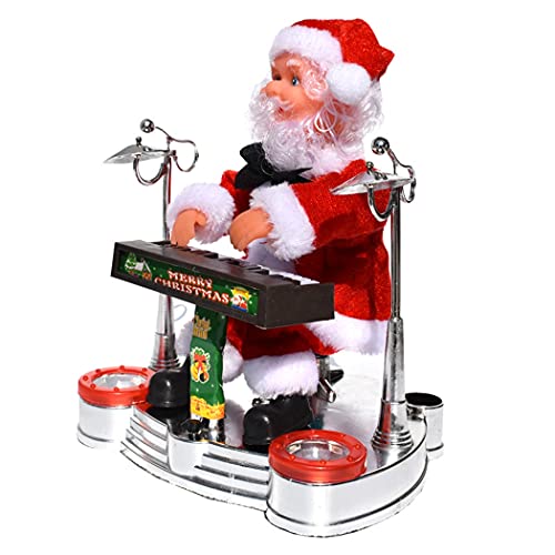 Papá Noel de Navidad musical para dar vida a escritorios apagados y rincones vacíos 4