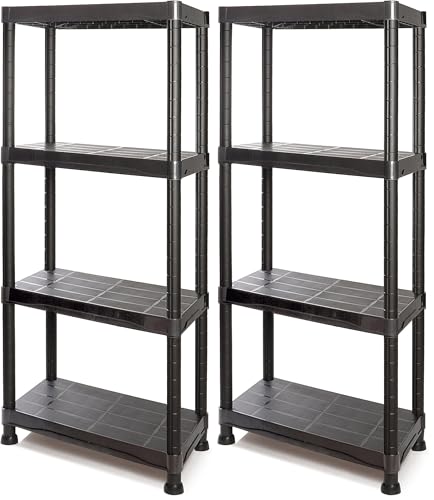 Tayg Kit estantería plástico 635/634 600x 300 x 1370 mm, Multicolor (Paquete de 2)