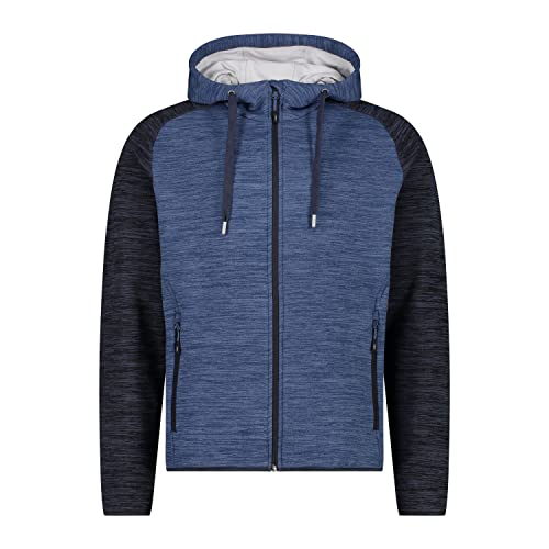 CMP MAN JACKET FIX HOOD BLUESTONE MEL. - 48