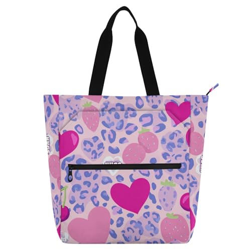 Sac fourre-tout pour enfants pour amateurs de livres anti-pluie violet