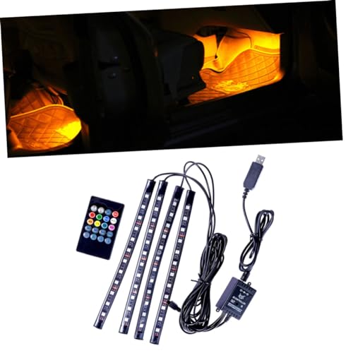 Luces interiores de coche para decoración con lámparas LED negras 3
