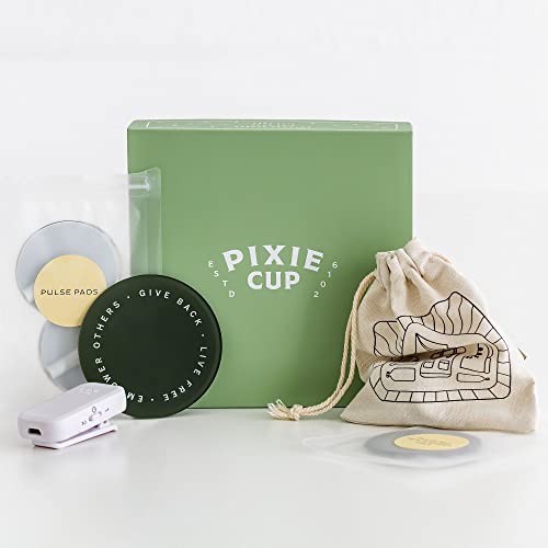Pixie Menstrual Pain Relief - Best Pms Relief Simulator Device With Tens Technology - Guaranteed Discreet - No One Can See You Wear It - Stops Severe Period Cramps - Alternative To Heating Pads #TOP6